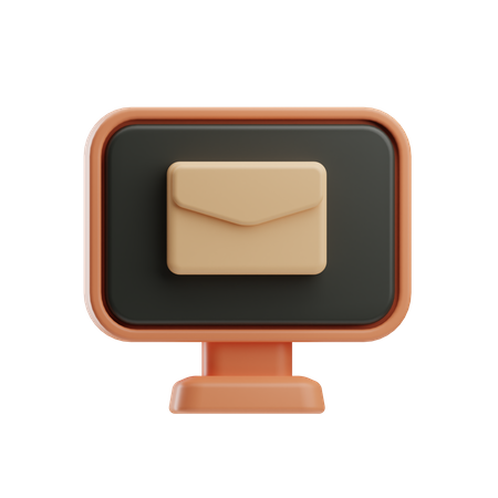 Computer-Mail  3D Icon