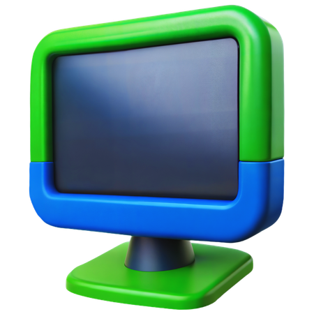 컴퓨터 모니터  3D Icon