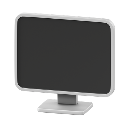 Computer Monitor  3D Icon