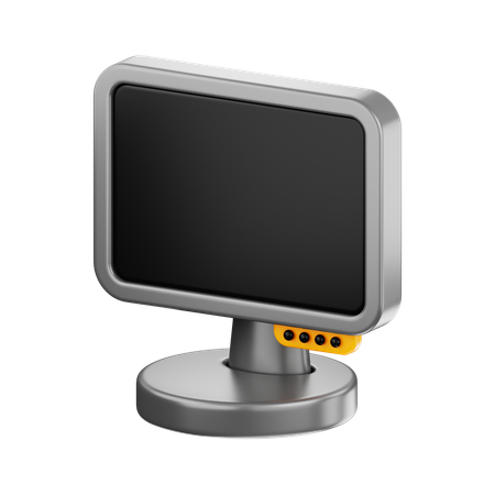 Computer Monitor  3D Icon