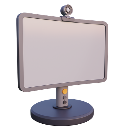 Computer Monitor  3D Icon