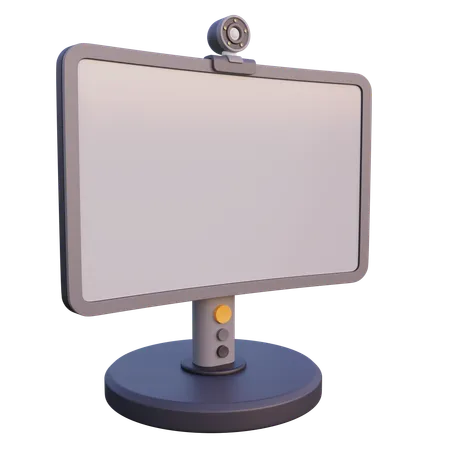 Computer Monitor  3D Icon