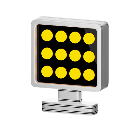 Computer Monitor  3D Icon