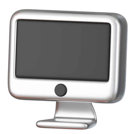 Computer Monitor  3D Icon