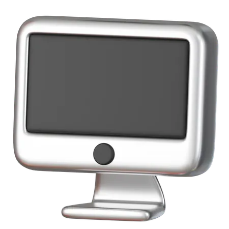 Computer Monitor  3D Icon