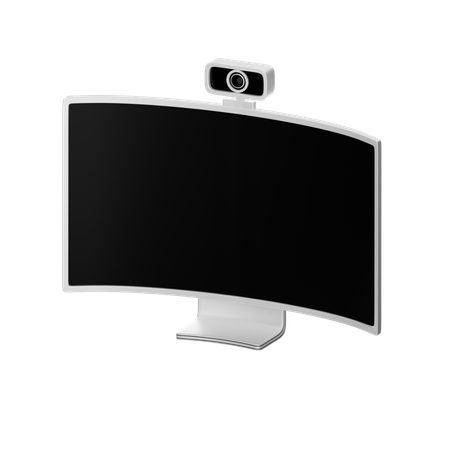 Computer Monitor  3D Icon