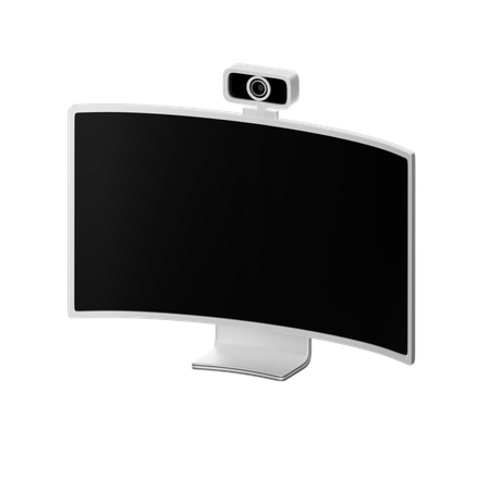 Computer Monitor  3D Icon
