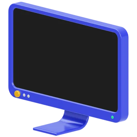 Computer Monitor 3D Icon