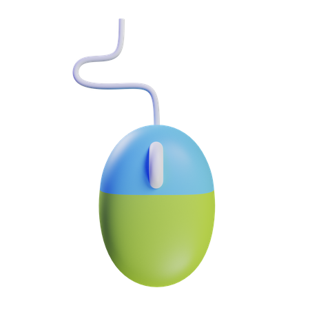 Computer Mouse  3D Icon