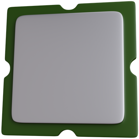 Computer Processor  3D Icon