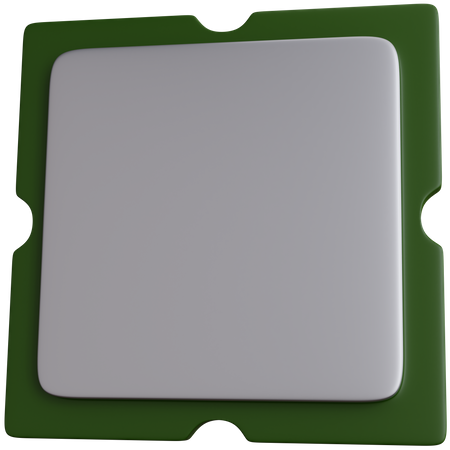 Computer Processor  3D Icon