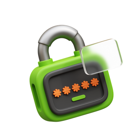 Computer Protection  3D Icon