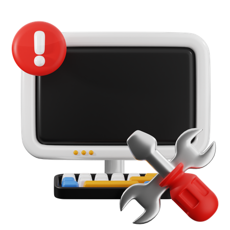 Computer repair  3D Icon