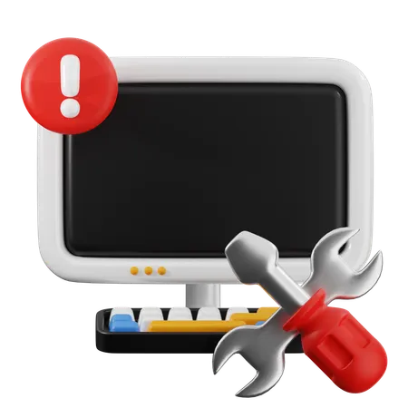 Computer repair  3D Icon
