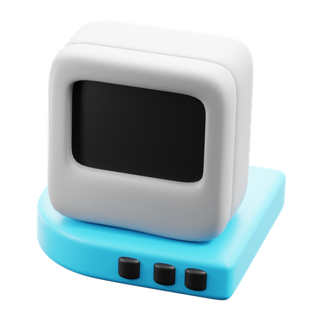 Computer-Retro  3D Icon