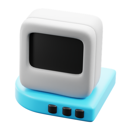 Computer-Retro  3D Icon