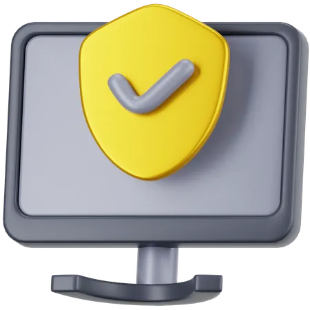 Computer-Schild  3D Icon