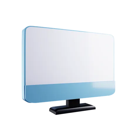 Computer Screen 3D Icon
