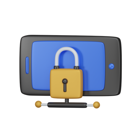 Computer Security  3D Icon