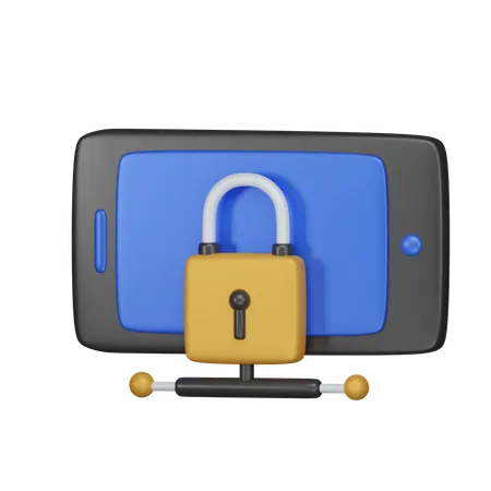 Computer Security  3D Icon