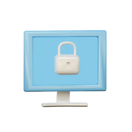 Computer Security  3D Illustration