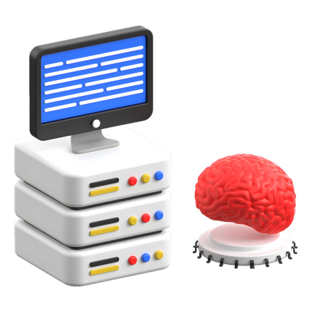Computer Server  3D Icon