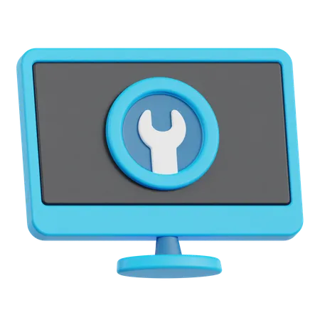 Computer Service  3D Icon