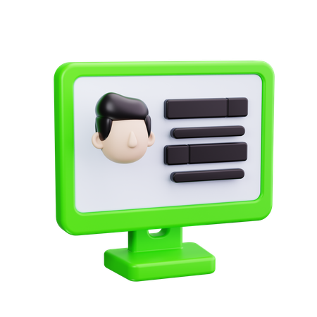 Computer Skills  3D Icon