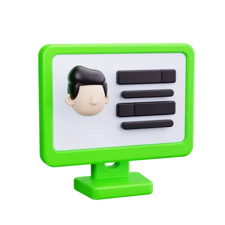 Computer Skills  3D Icon