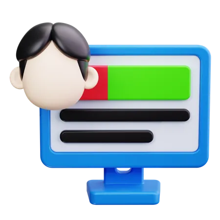 Computer Skills  3D Icon