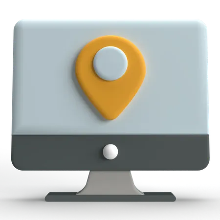 Computerstandort  3D Icon