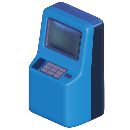 Computer Station  3D Icon