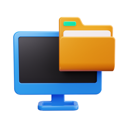 Computer Storage  3D Icon