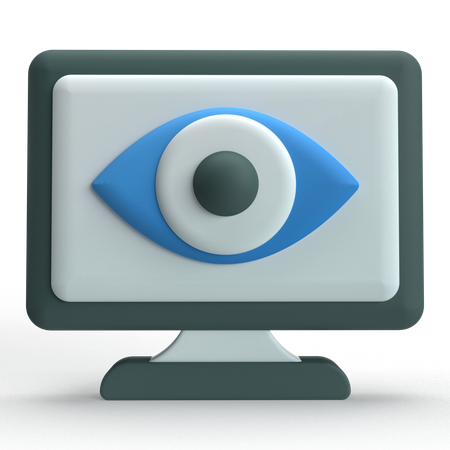 Computer Vision  3D Icon
