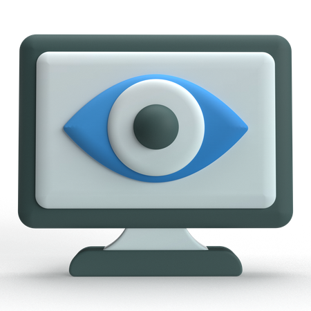 Computer Vision  3D Icon