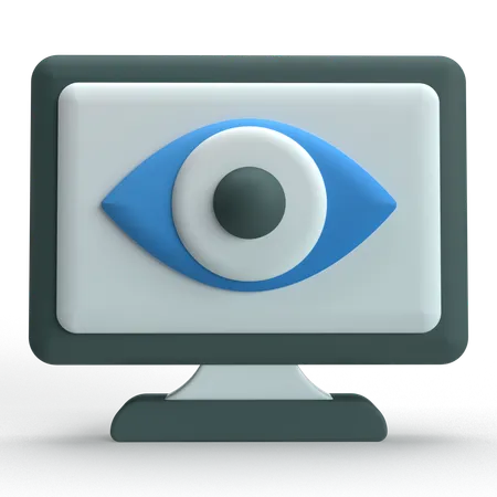 Computer Vision  3D Icon