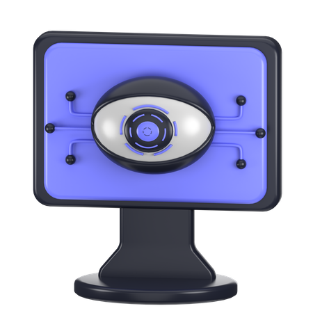 Computer Vision  3D Icon