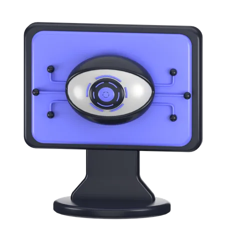 Computer Vision  3D Icon