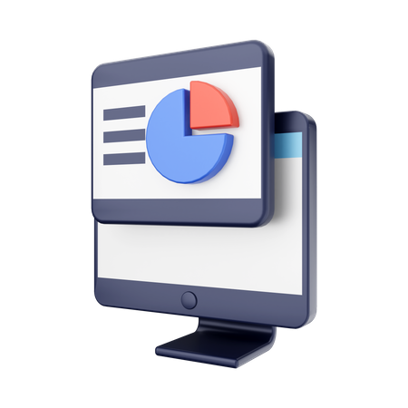 Computeranalyse  3D Icon