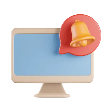 Computerbenachrichtigung  3D Icon