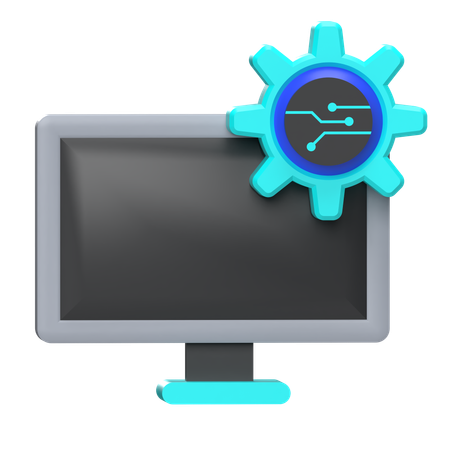Computereinstellungen  3D Icon