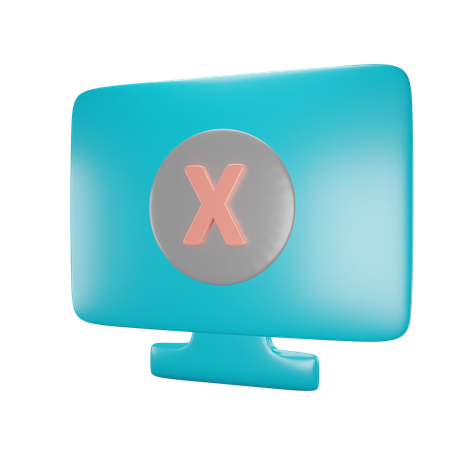 Computerfehler  3D Icon