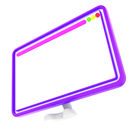 Computerbildschirm  3D Icon