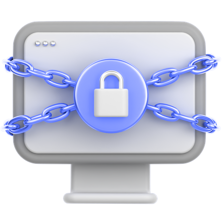 Computersperre  3D Icon