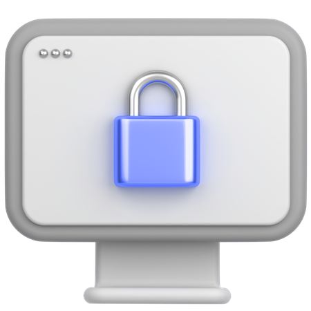 Computersperre  3D Icon