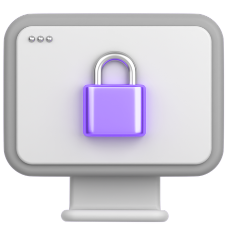 Computersperre  3D Icon
