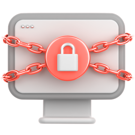 Computersperre  3D Icon
