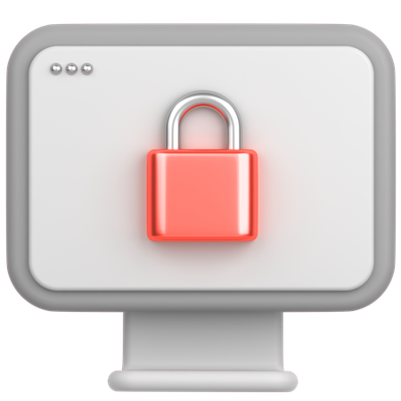 Computersperre  3D Icon