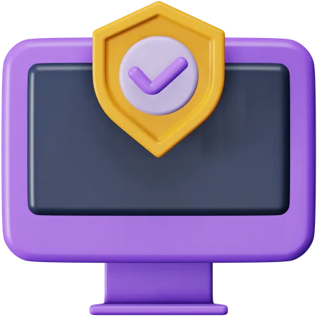 Computersicherheit  3D Icon