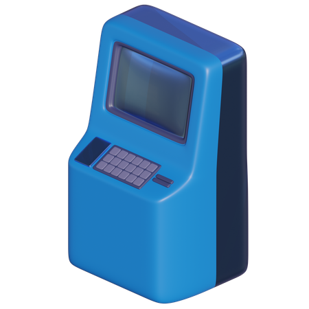 Computerstation  3D Icon